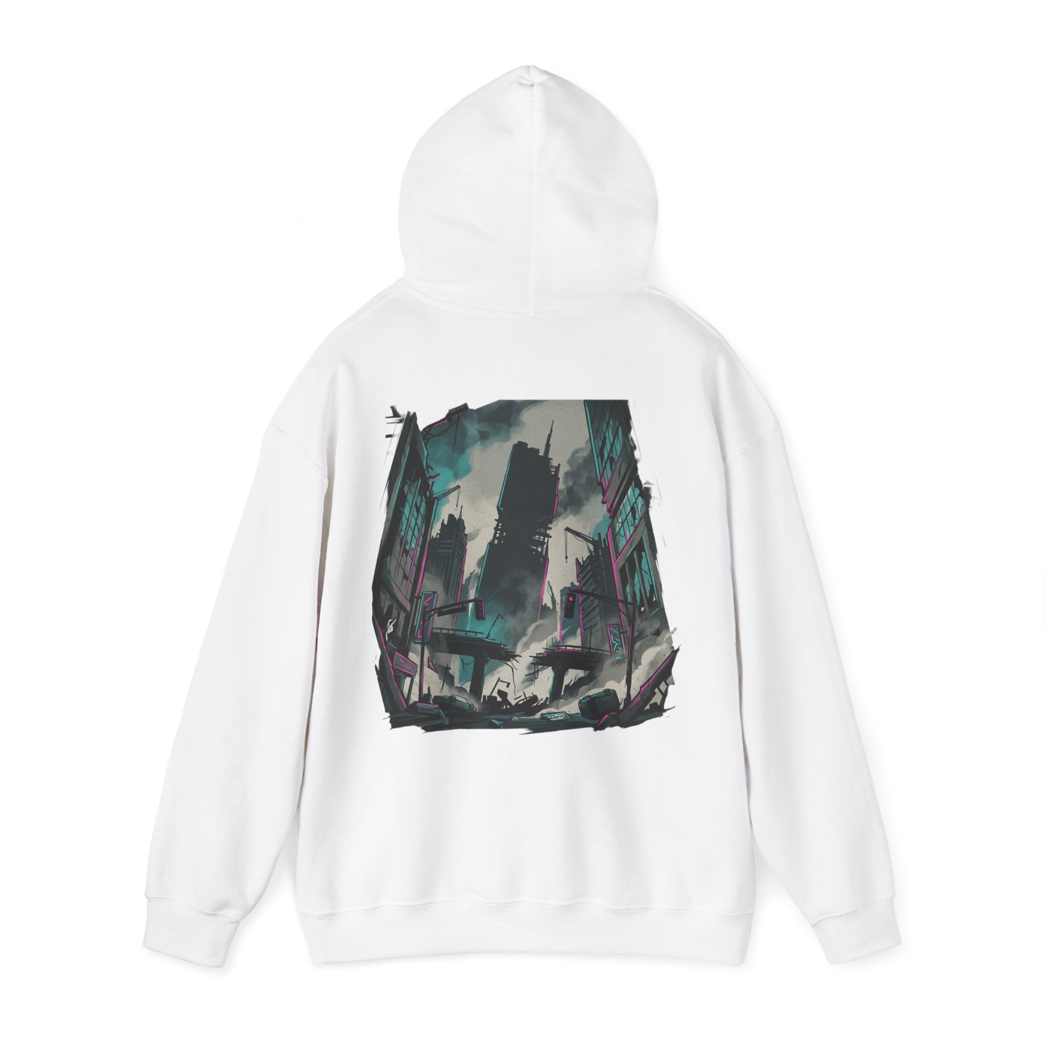 Apocalypse Destroyed City Hoodie - Afbeelding 3