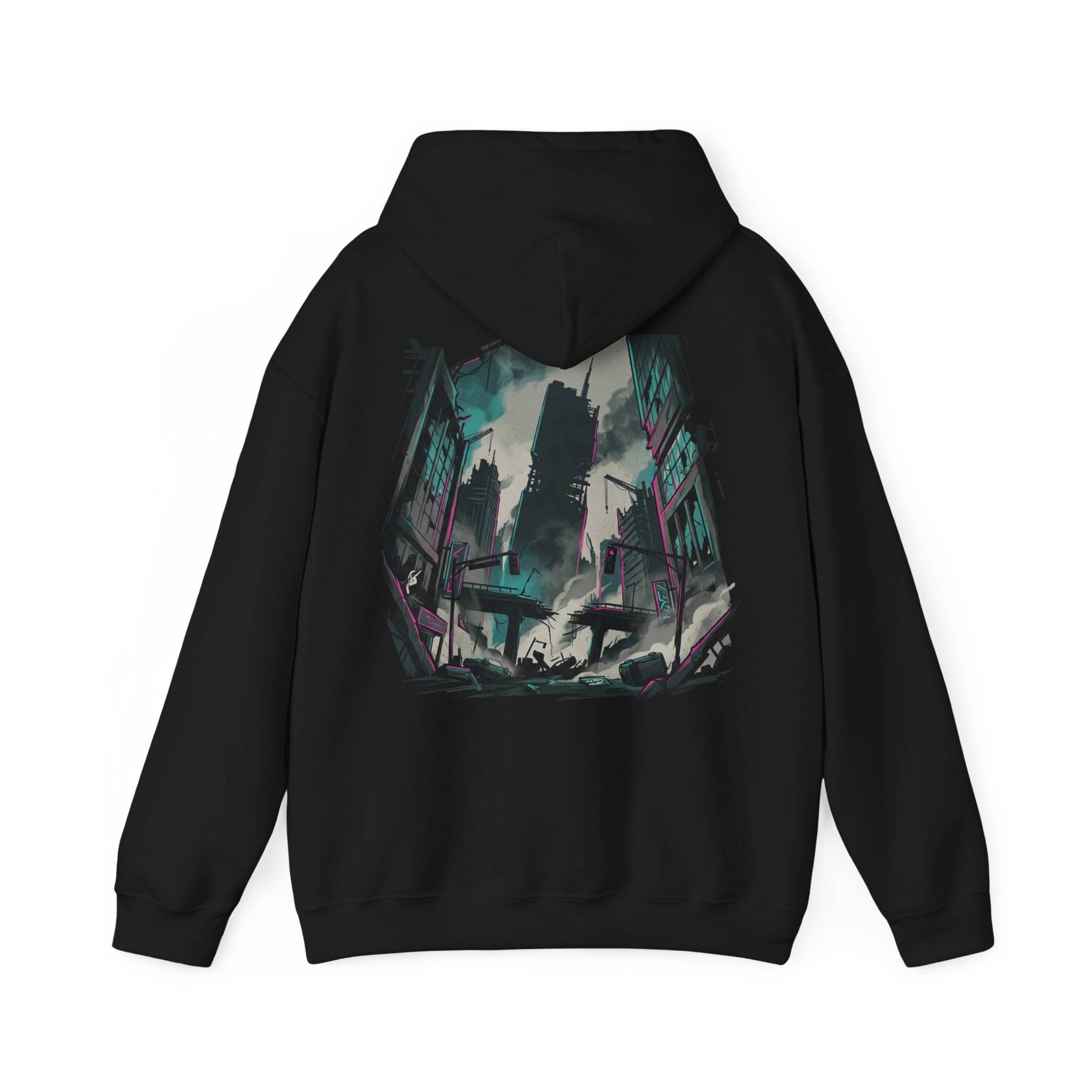 Apocalypse Destroyed City Hoodie - Afbeelding 7