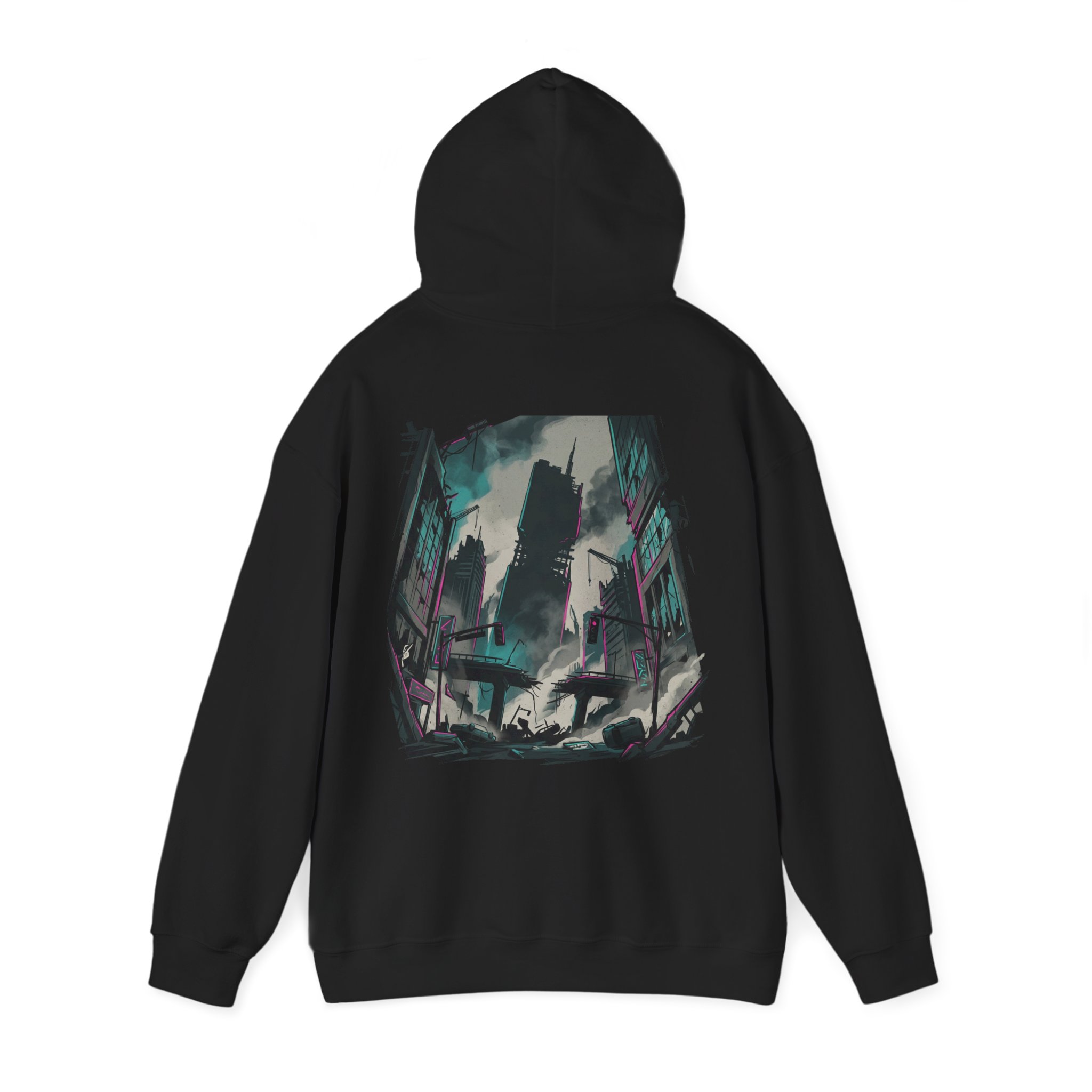 Apocalypse Destroyed City Hoodie - Afbeelding 8
