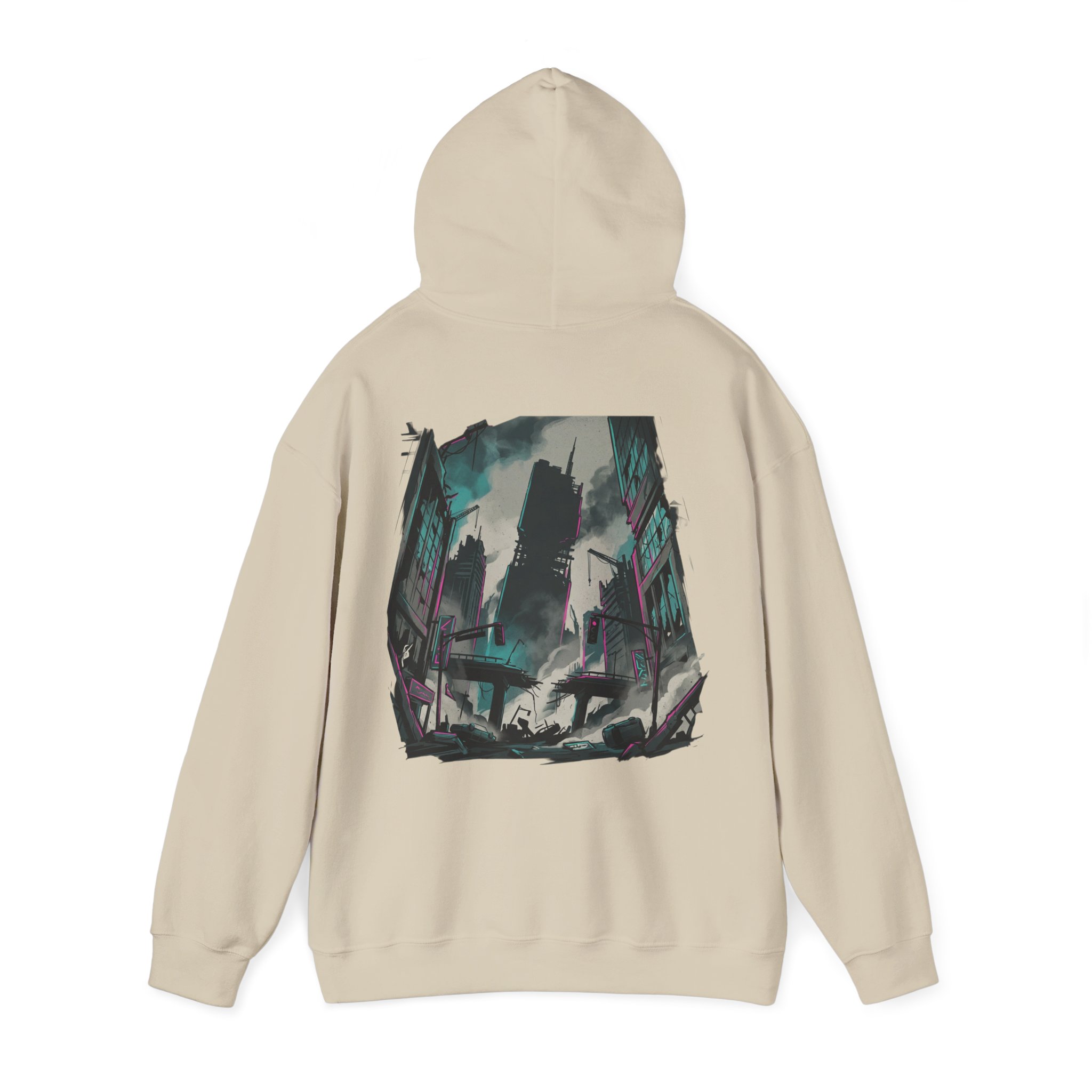 Apocalypse Destroyed City Hoodie - Afbeelding 13
